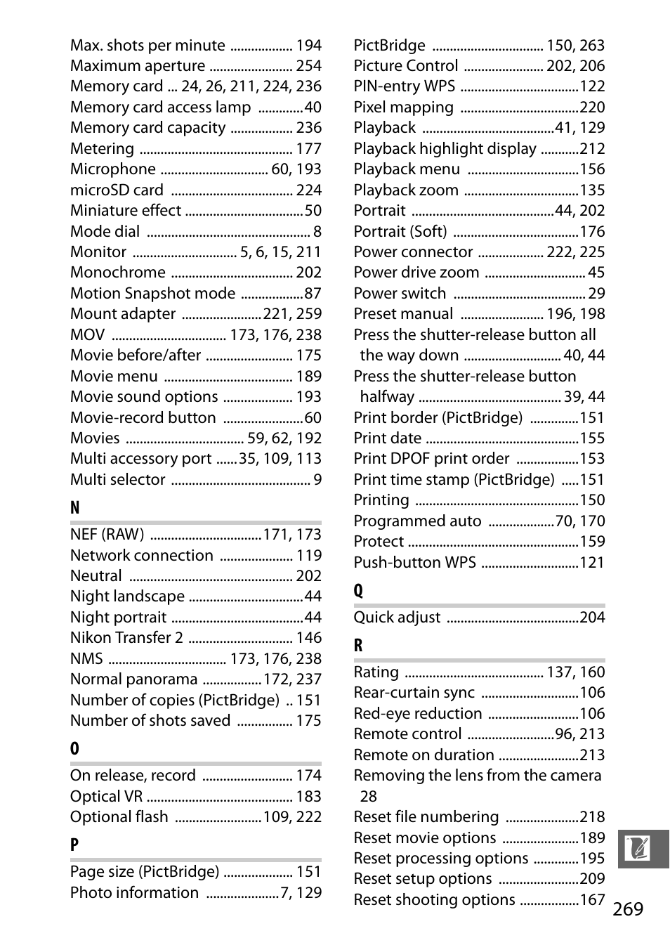 Nikon V3 User Manual | Page 293 / 296