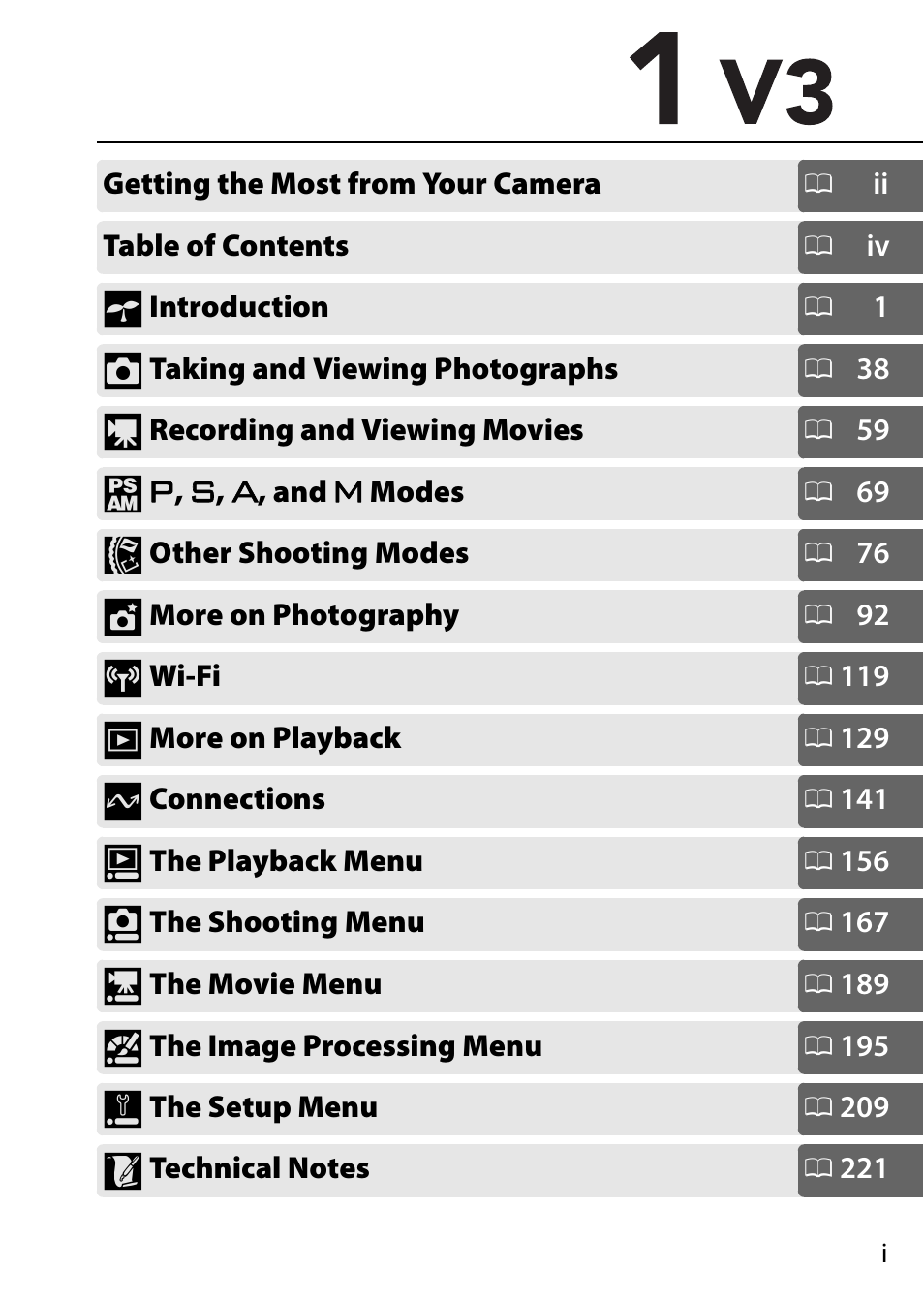 Nikon V3 User Manual | Page 3 / 296