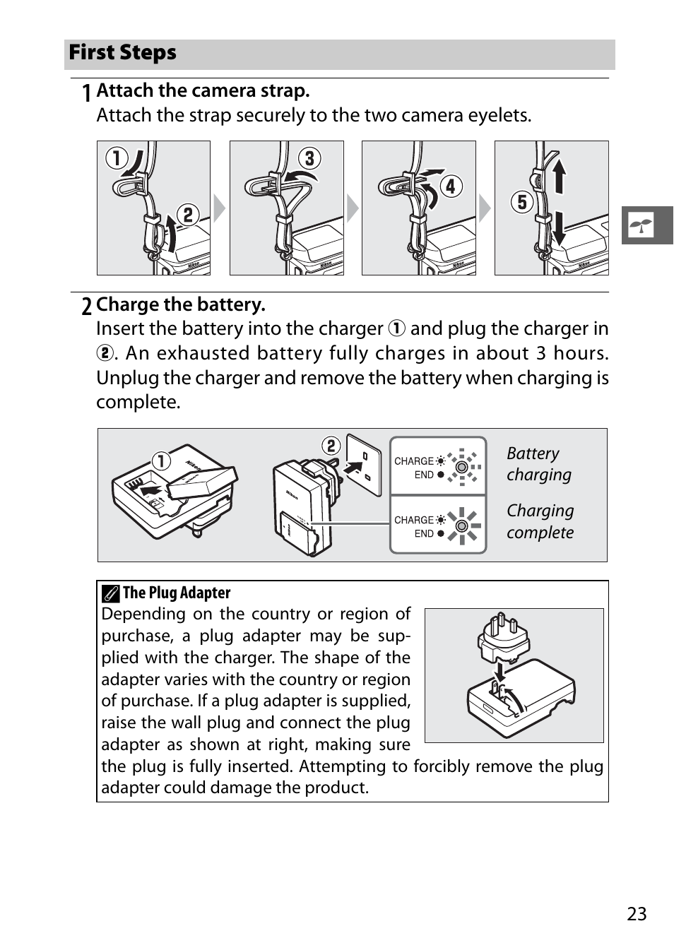 First steps | Nikon V3 User Manual | Page 47 / 296