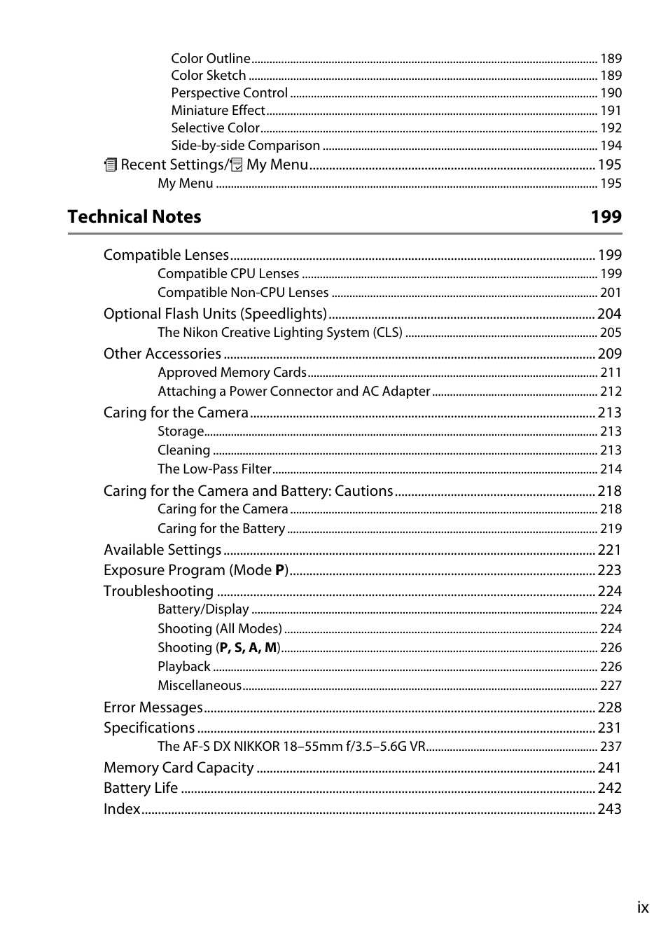 Nikon D5200 User Manual | Page 11 / 264