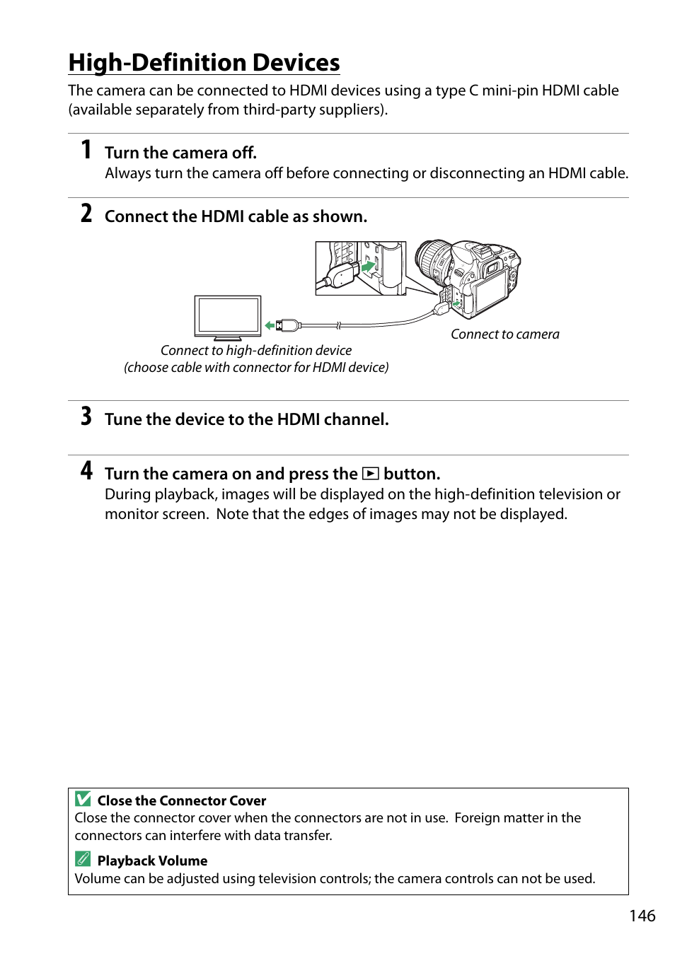 High-definition devices | Nikon D5200 User Manual | Page 163 / 264