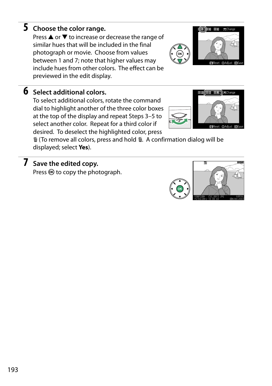 Nikon D5200 User Manual | Page 210 / 264