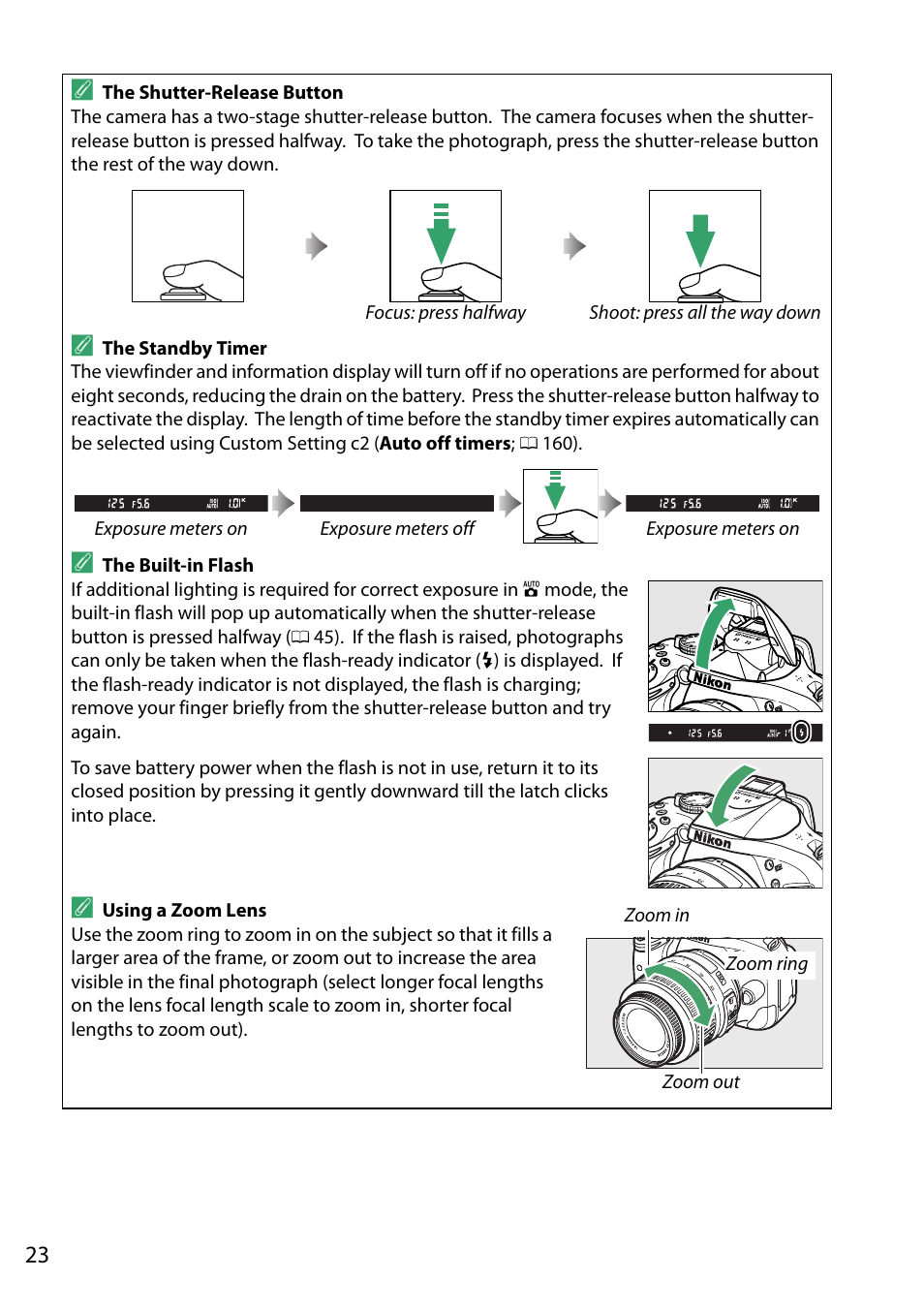 Nikon D5200 User Manual | Page 40 / 264