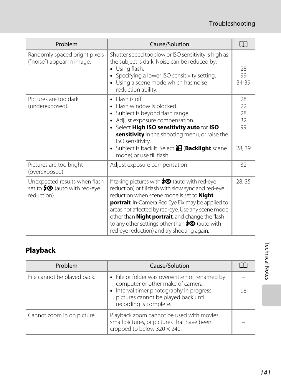 Playback | Nikon S220 - S225 User Manual | Page 153 / 164