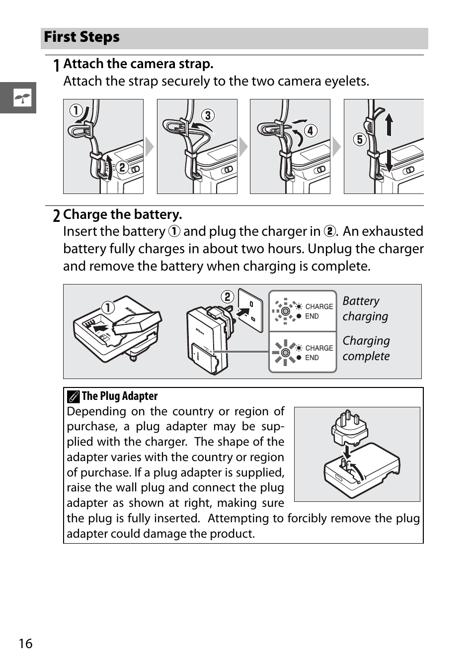 First steps | Nikon J2 User Manual | Page 18 / 96
