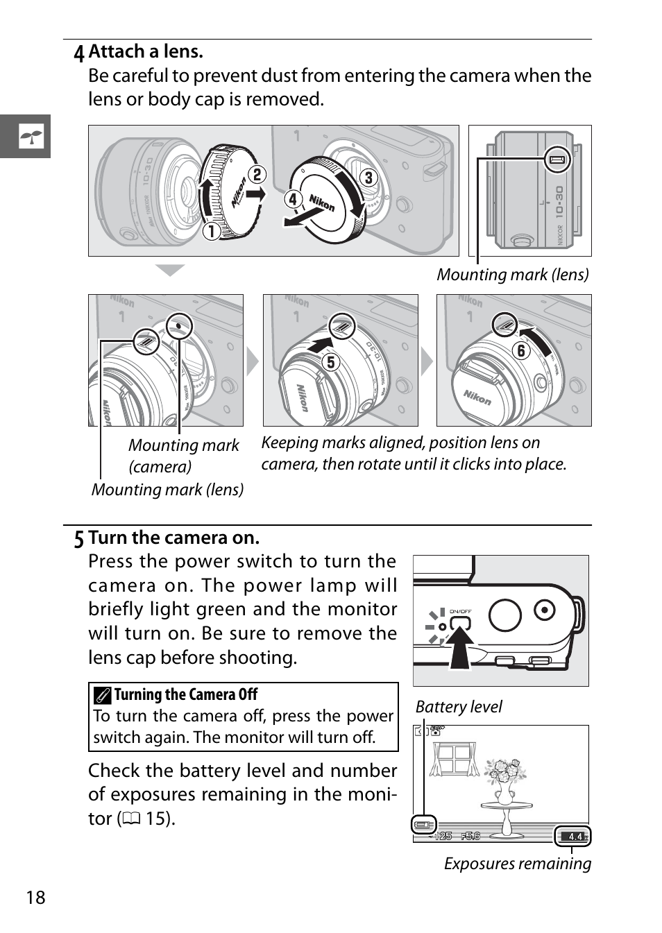 Nikon J2 User Manual | Page 20 / 96