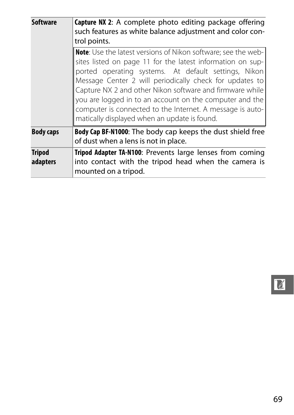 Nikon J2 User Manual | Page 71 / 96