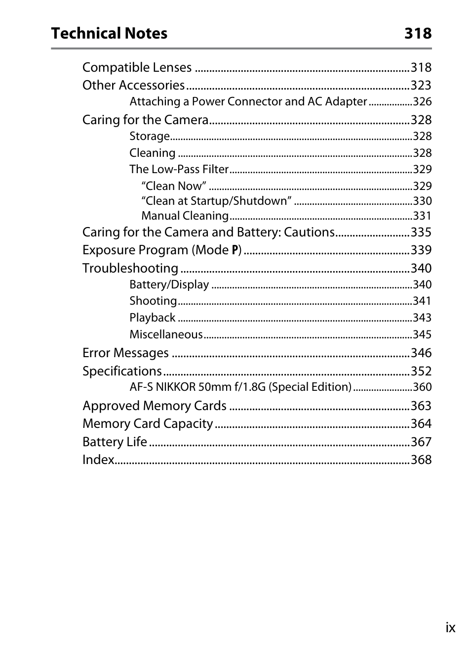 Nikon Df User Manual | Page 11 / 396