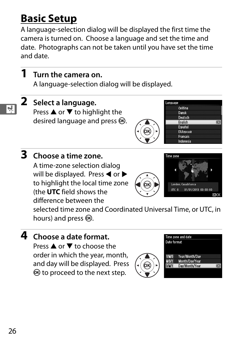 Basic setup | Nikon Df User Manual | Page 46 / 396