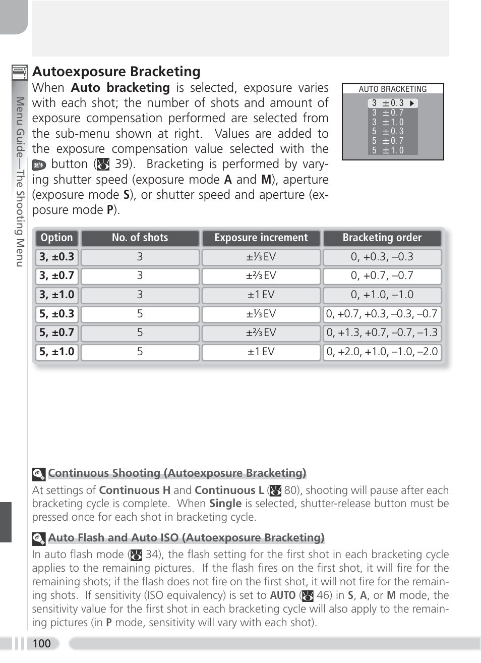 Autoexposure bracketing | Nikon 8700 User Manual | Page 110 / 164