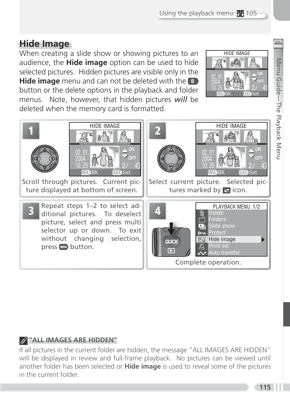 Hide image | Nikon 8700 User Manual | Page 125 / 164