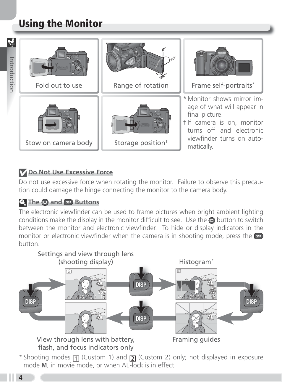 Using the monitor | Nikon 8700 User Manual | Page 14 / 164