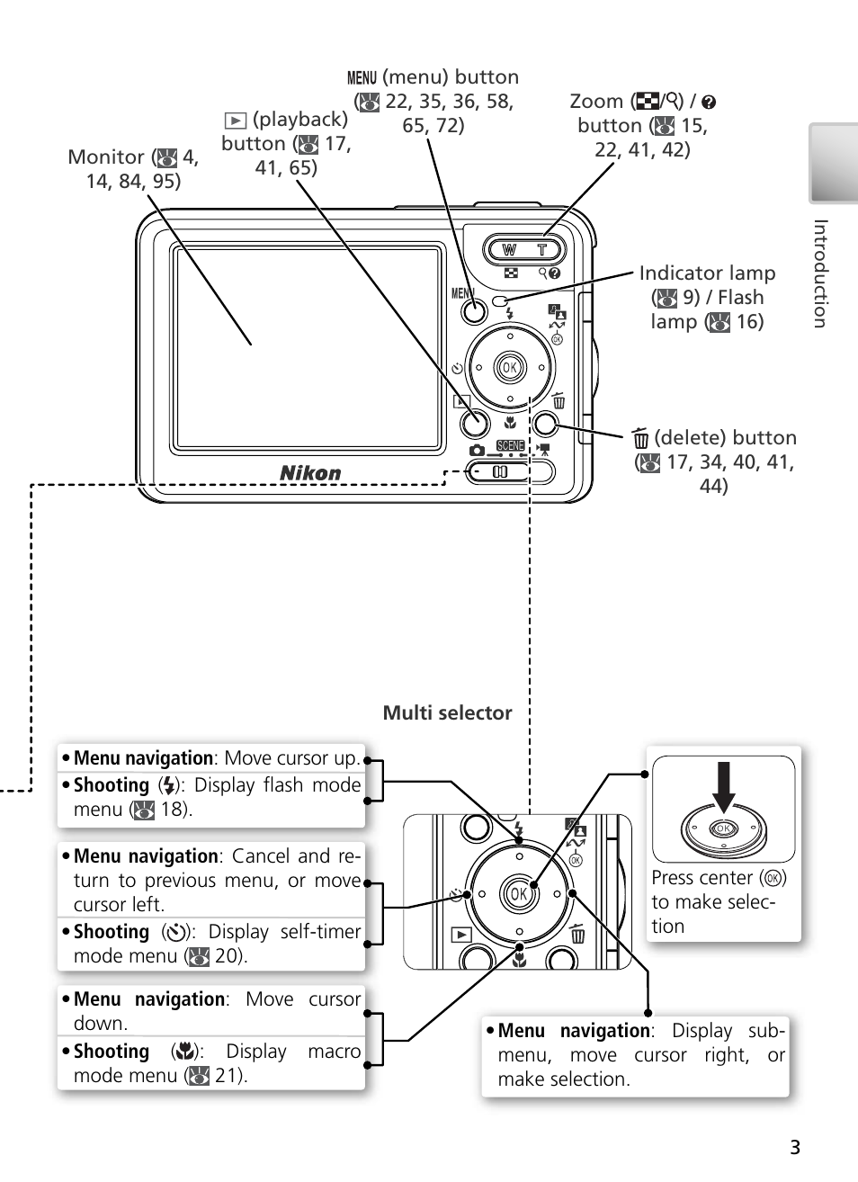Nikon S3 User Manual | Page 13 / 110