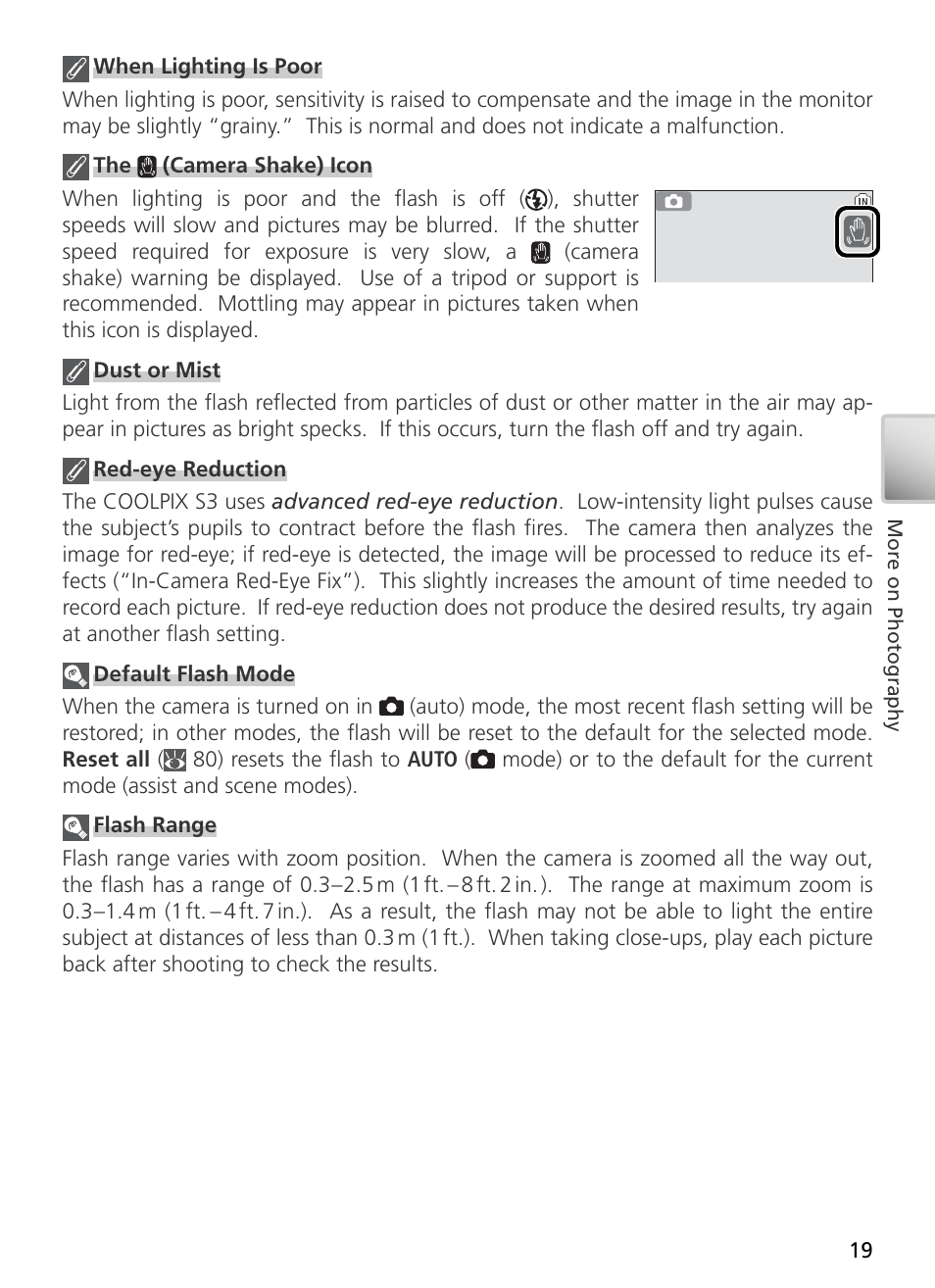 Nikon S3 User Manual | Page 29 / 110