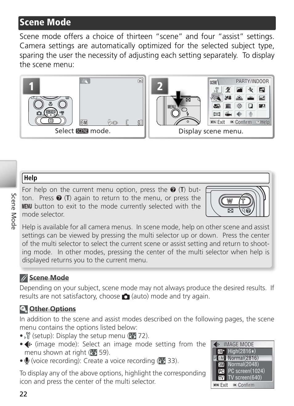 Scene mode | Nikon S3 User Manual | Page 32 / 110