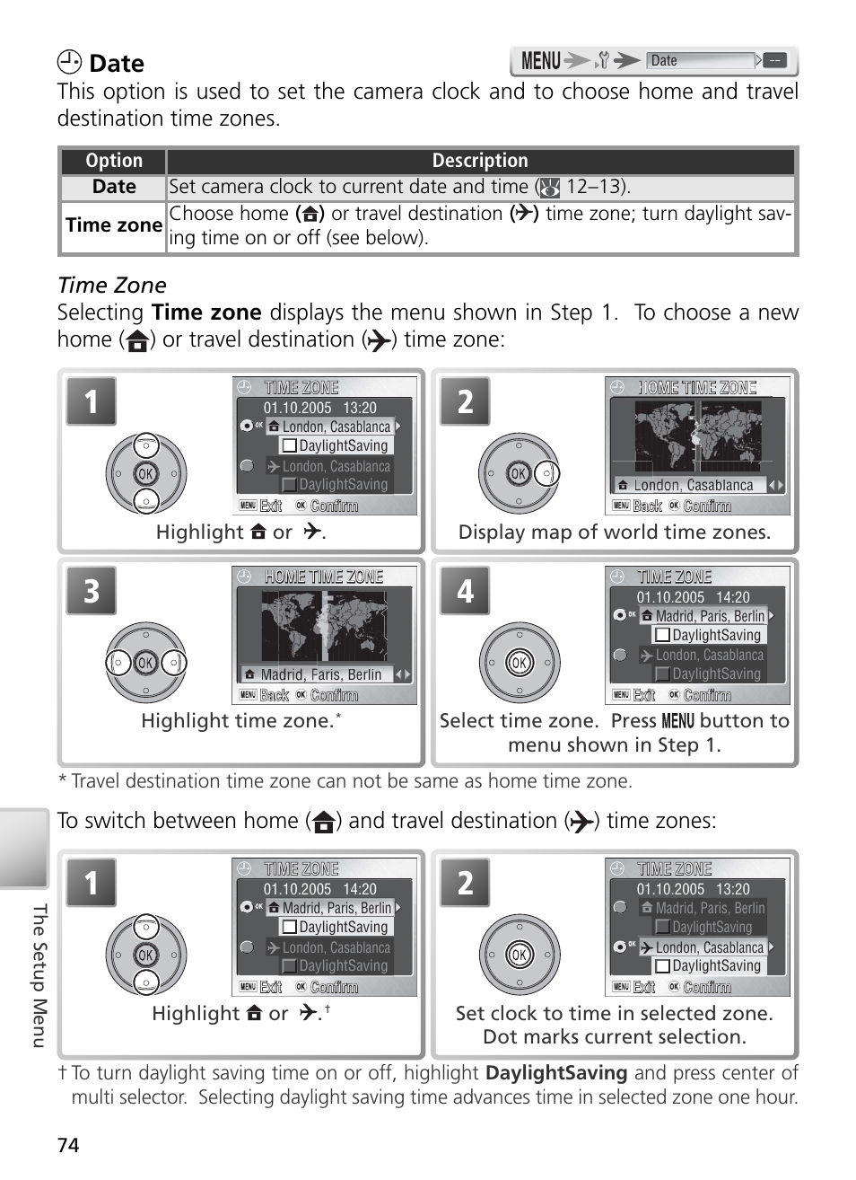 Date | Nikon S3 User Manual | Page 84 / 110