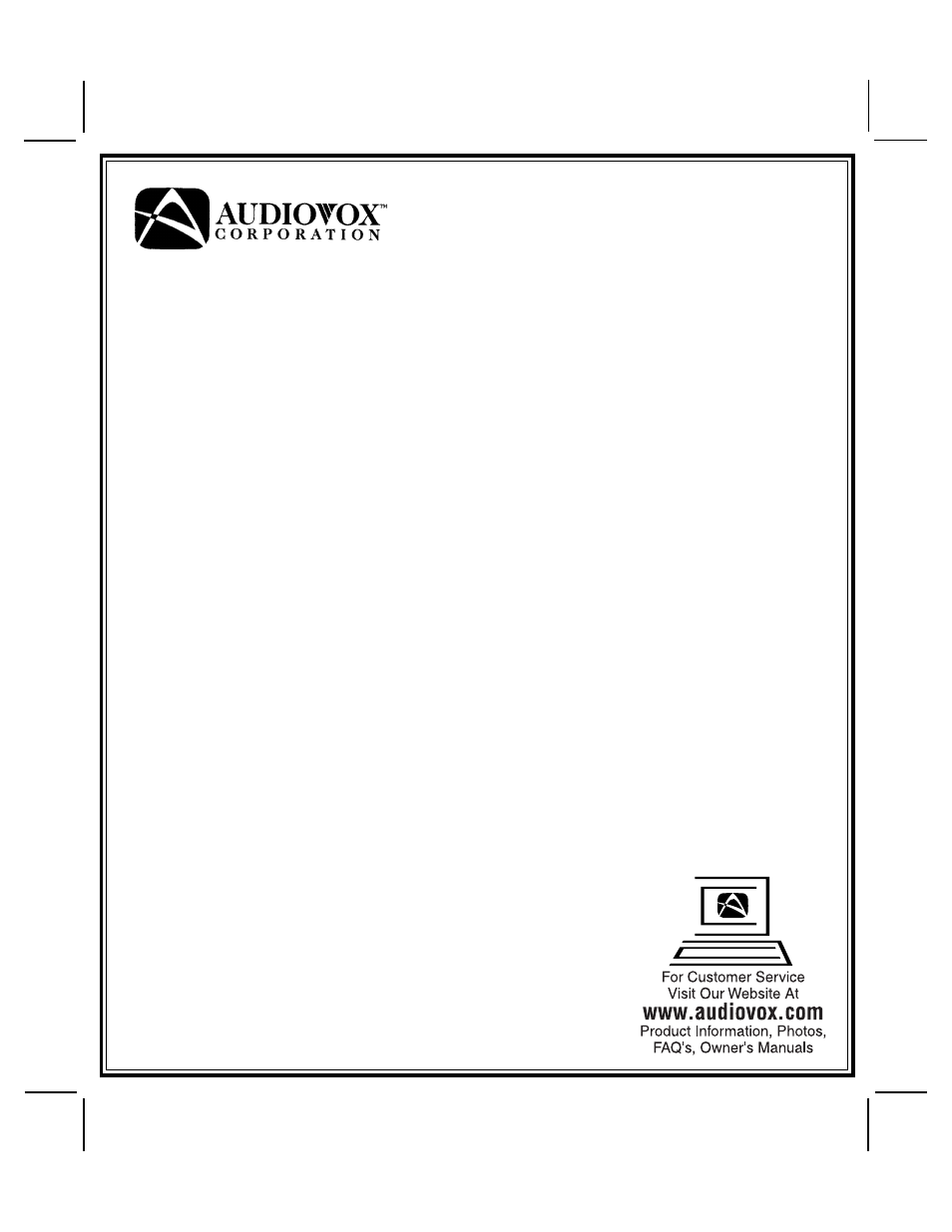 Audiovox AS-9055T User Manual | 16 pages