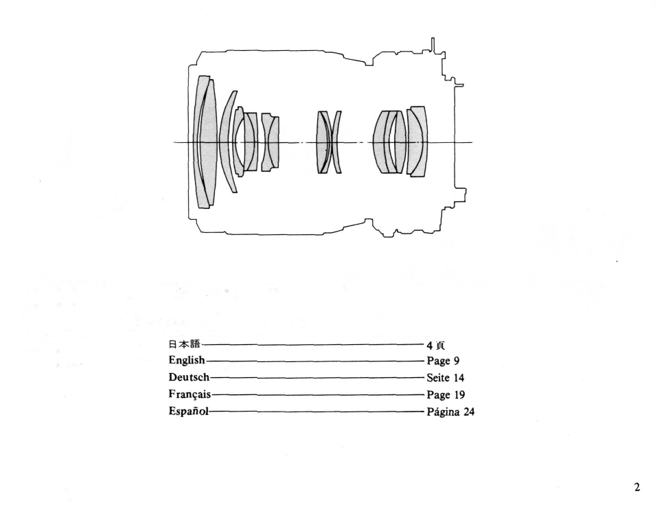 Nikon AI-S Zoom-NIKKOR 35-105mm f-3.5-4.5 User Manual | Page 2 / 52