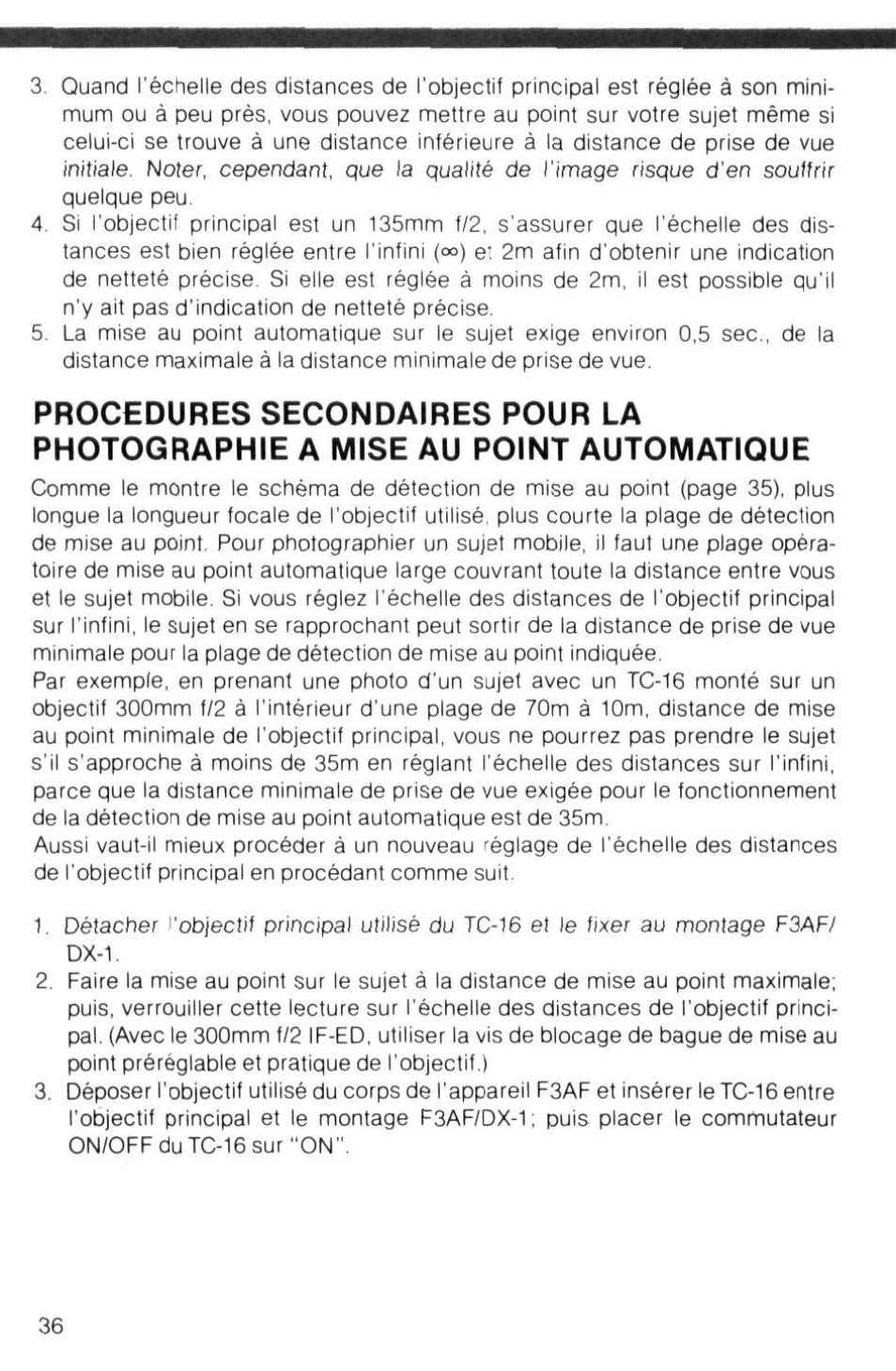 Nikon AI-S TC-16- TC-16S User Manual | Page 36 / 54