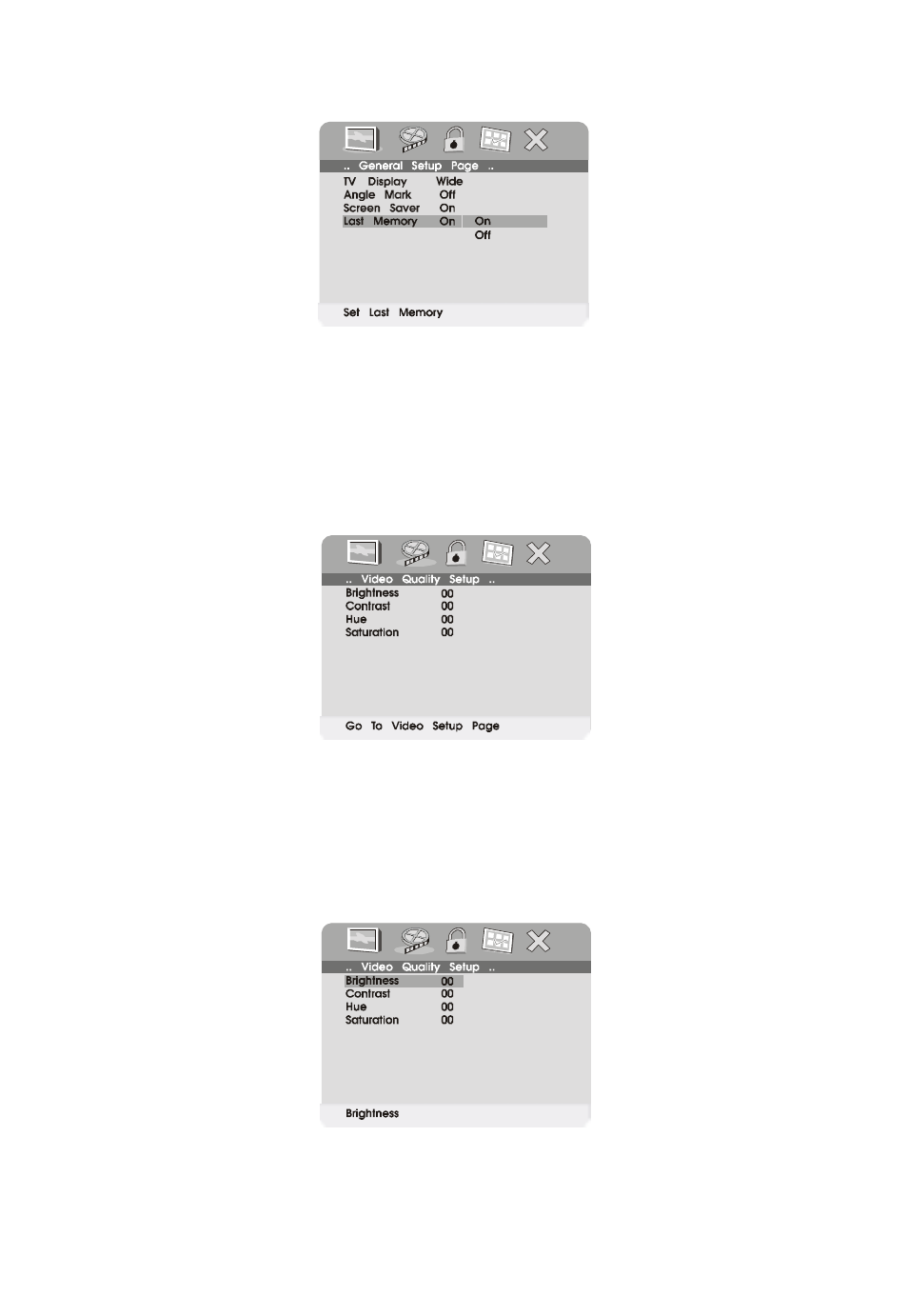 Brightness screen display | Audiovox PG300 User Manual | Page 10 / 33