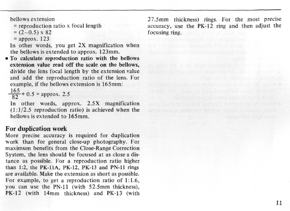 Nikon AI-S Micro-NIKKOR 105mm f-2.8 User Manual | Page 11 / 54
