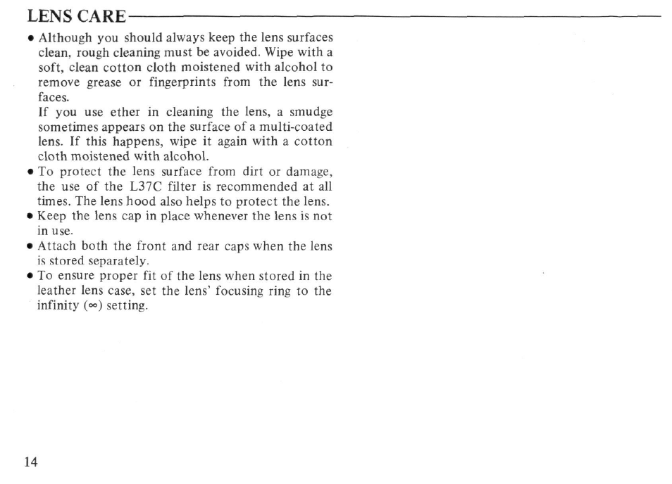 Nikon AI-S Micro-NIKKOR 105mm f-2.8 User Manual | Page 14 / 54