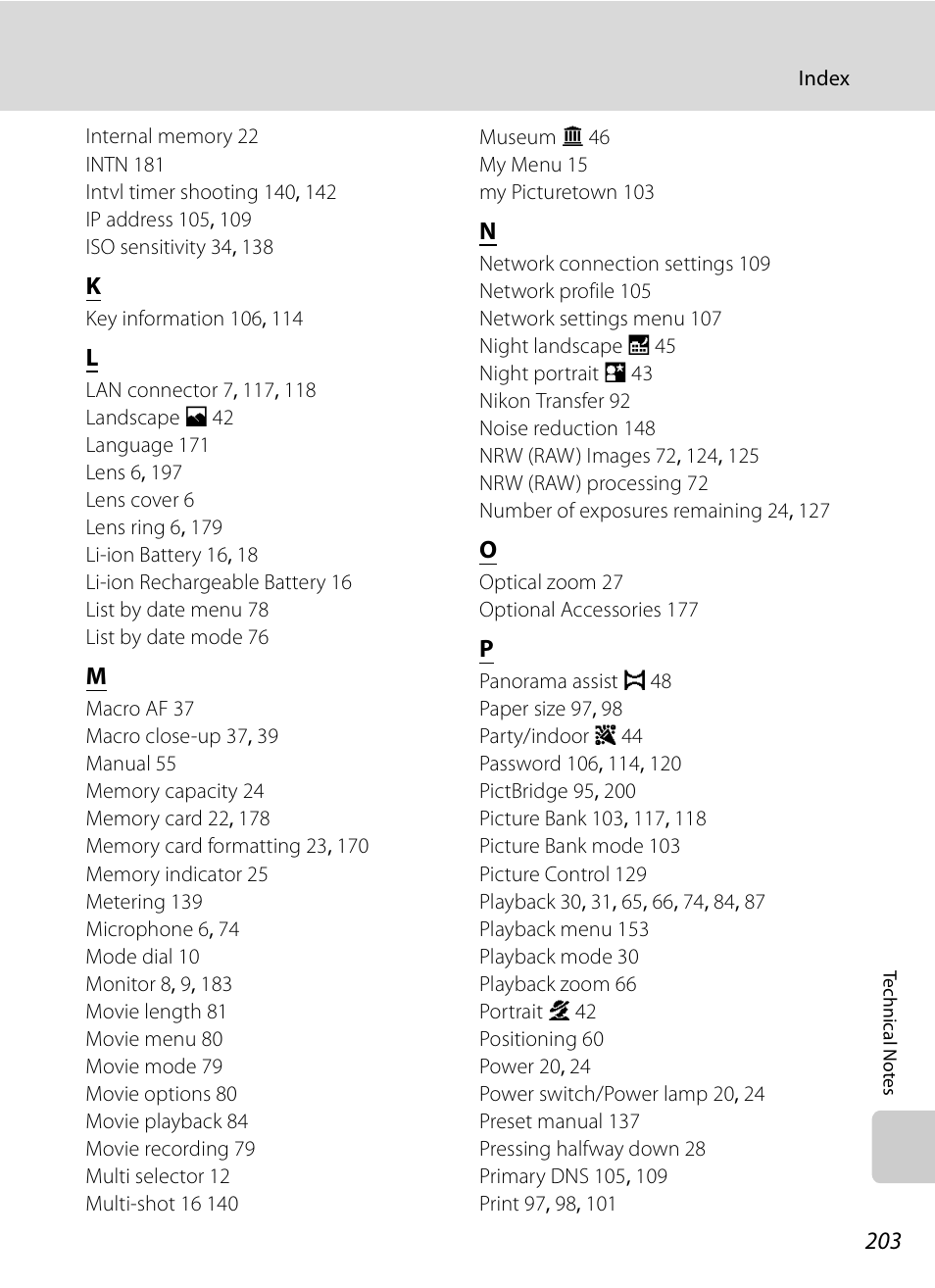 Nikon P6000 User Manual | Page 217 / 220