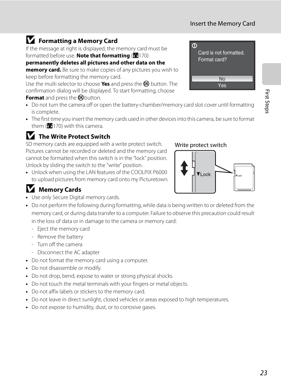 Nikon P6000 User Manual | Page 37 / 220