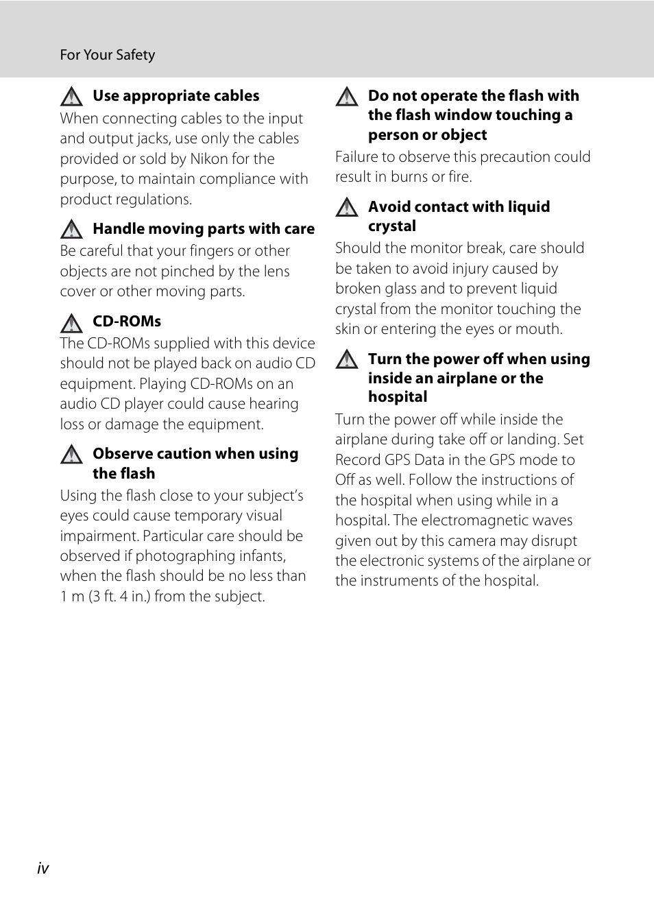 Nikon P6000 User Manual | Page 6 / 220