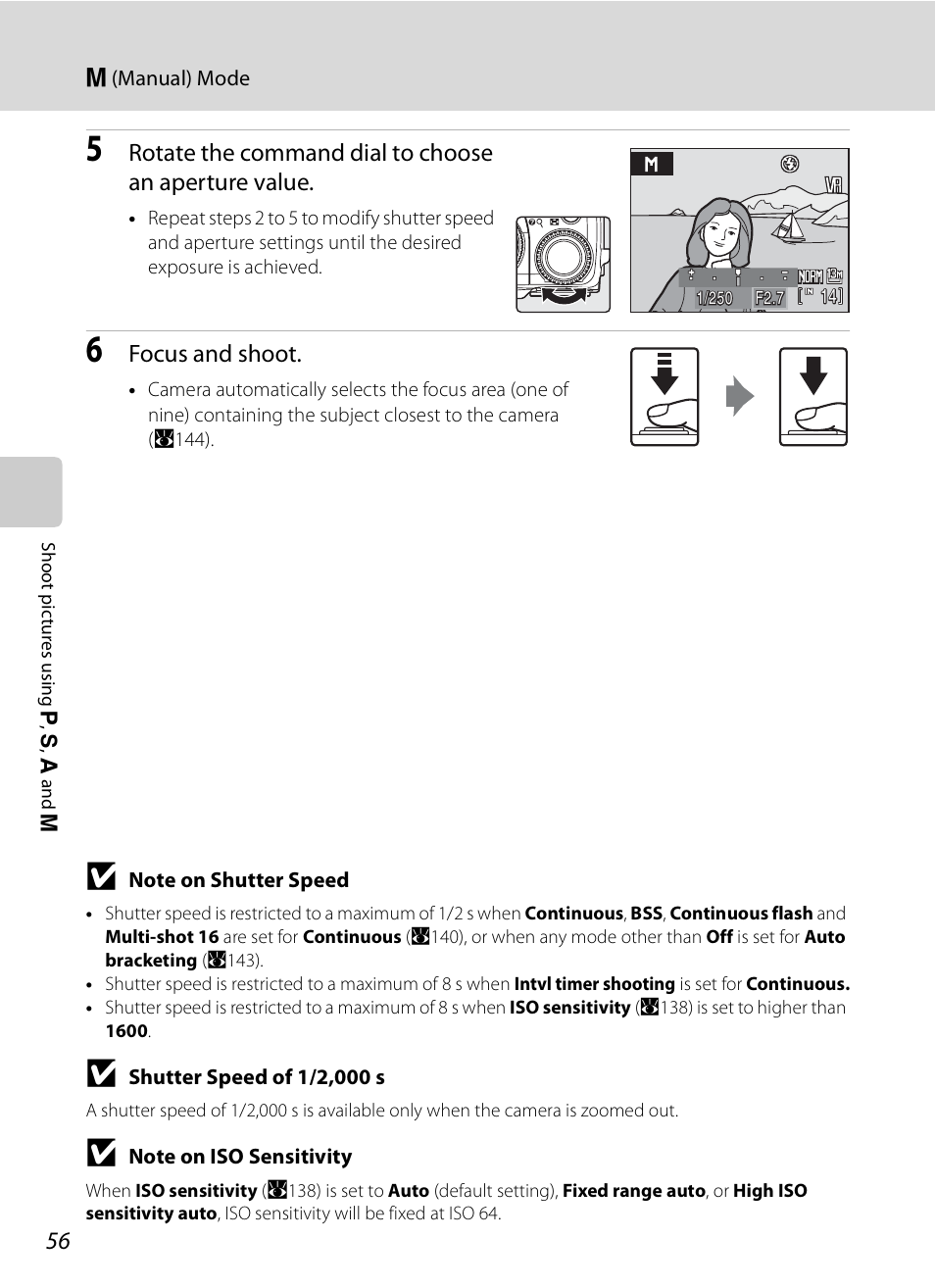 Focus and shoot | Nikon P6000 User Manual | Page 70 / 220