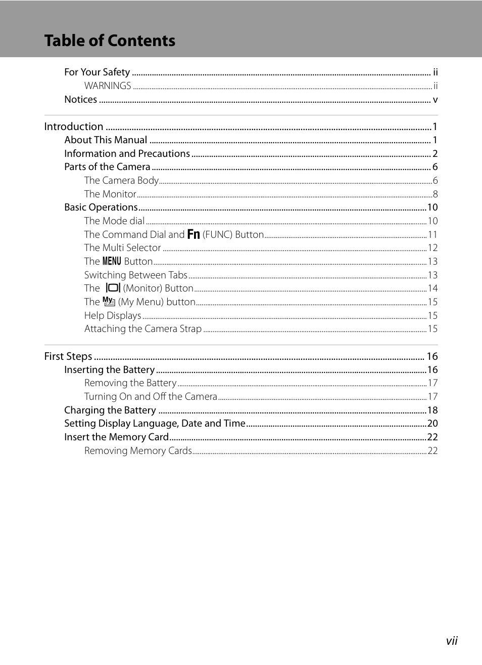 Nikon P6000 User Manual | Page 9 / 220