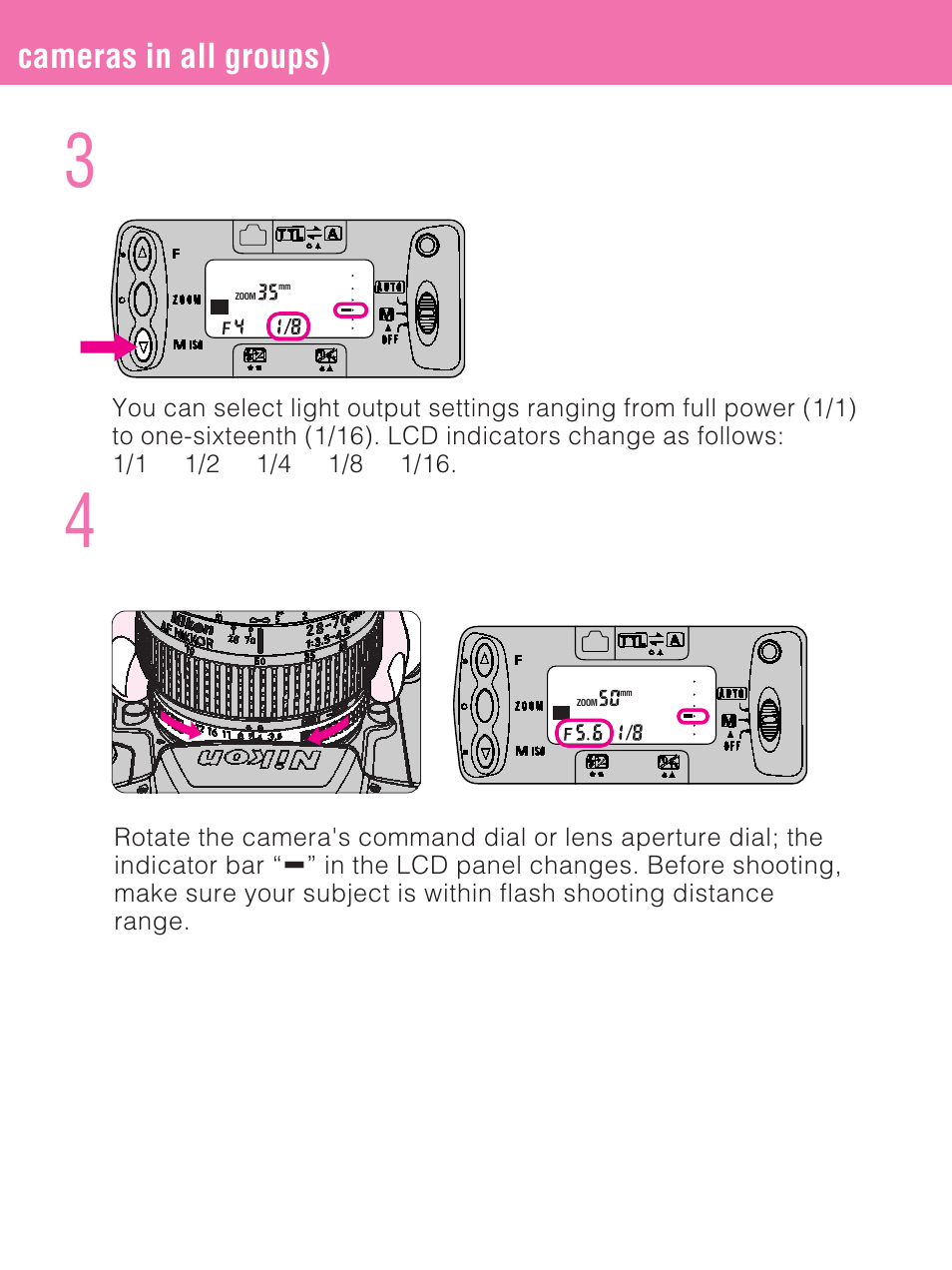 Cameras in all groups) | Nikon SB-27 User Manual | Page 43 / 92