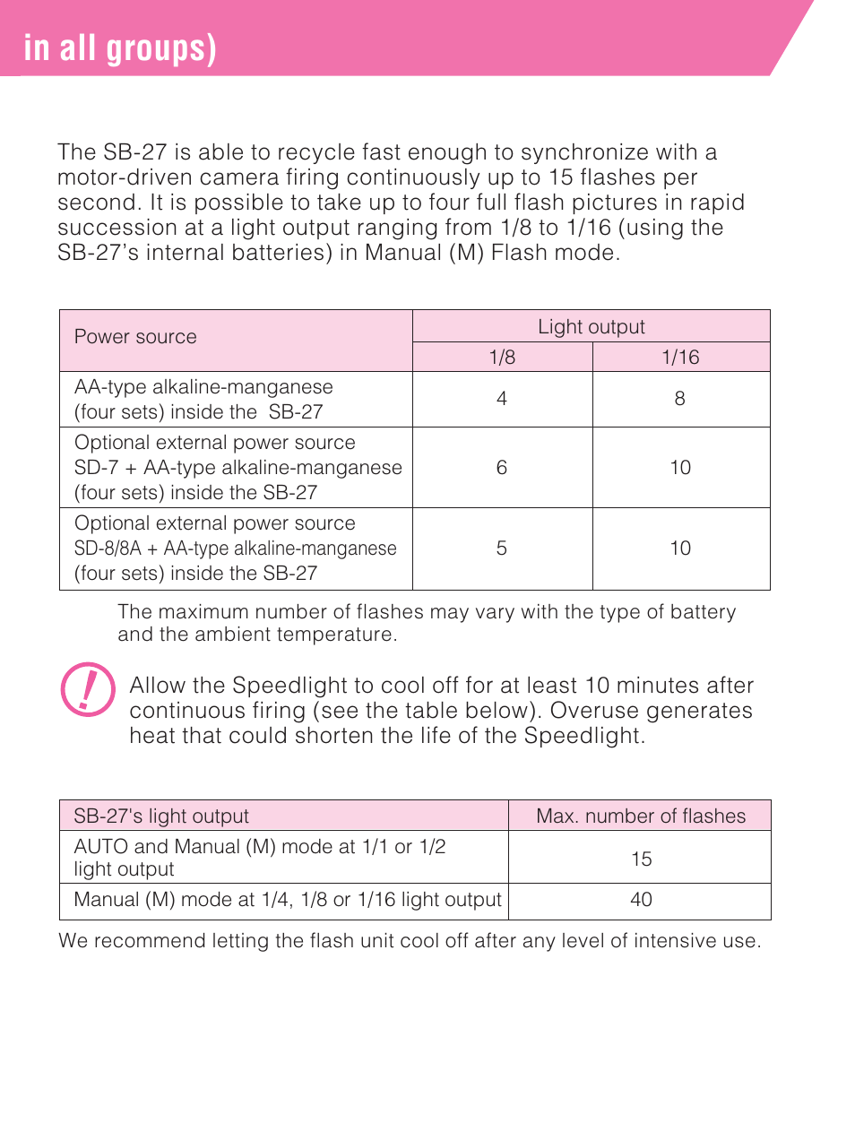 Nikon SB-27 User Manual | Page 45 / 92