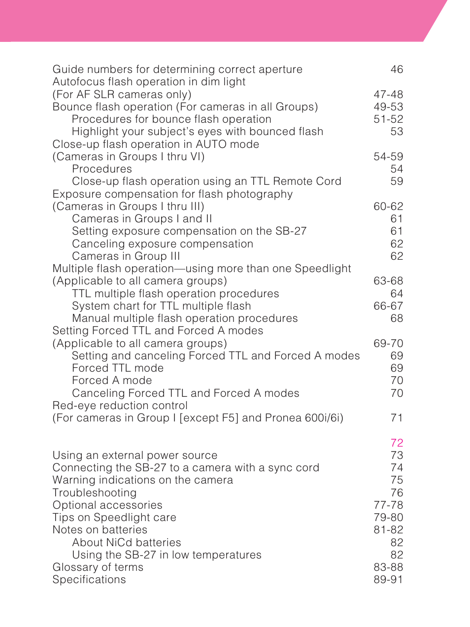 Other information | Nikon SB-27 User Manual | Page 7 / 92