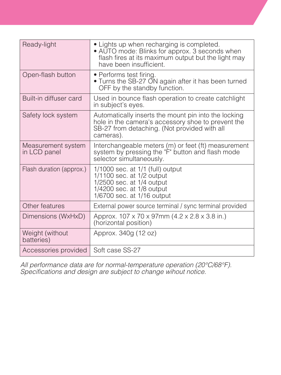 Nikon SB-27 User Manual | Page 91 / 92