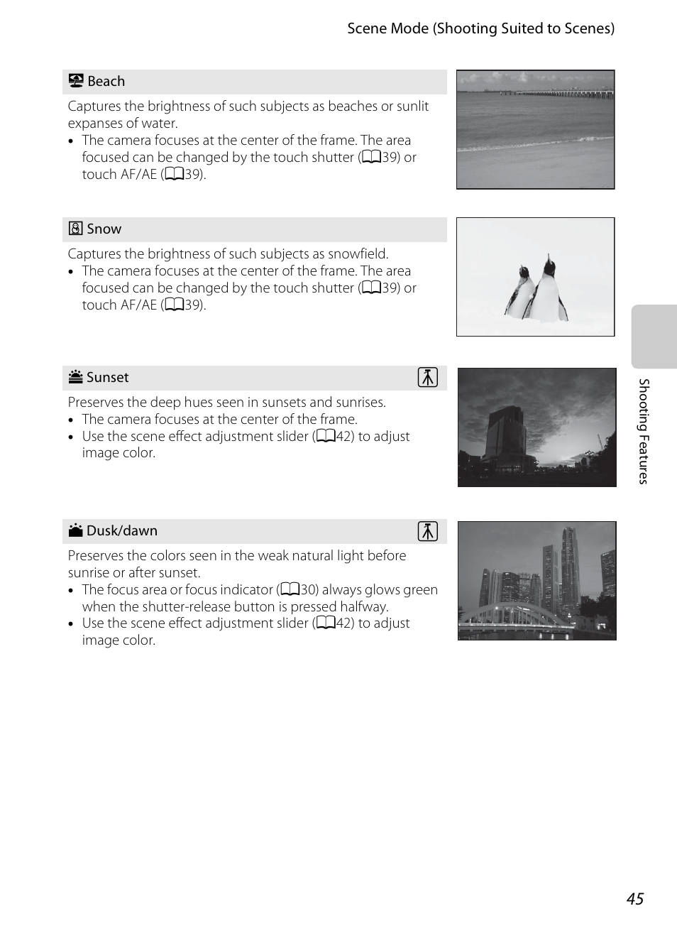 A45) | Nikon S4200 User Manual | Page 63 / 224
