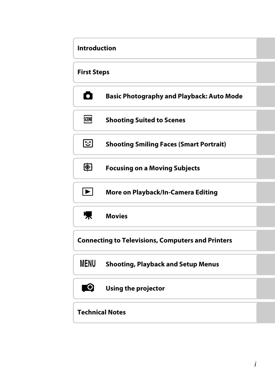 Nikon S1000pj User Manual | Page 3 / 184