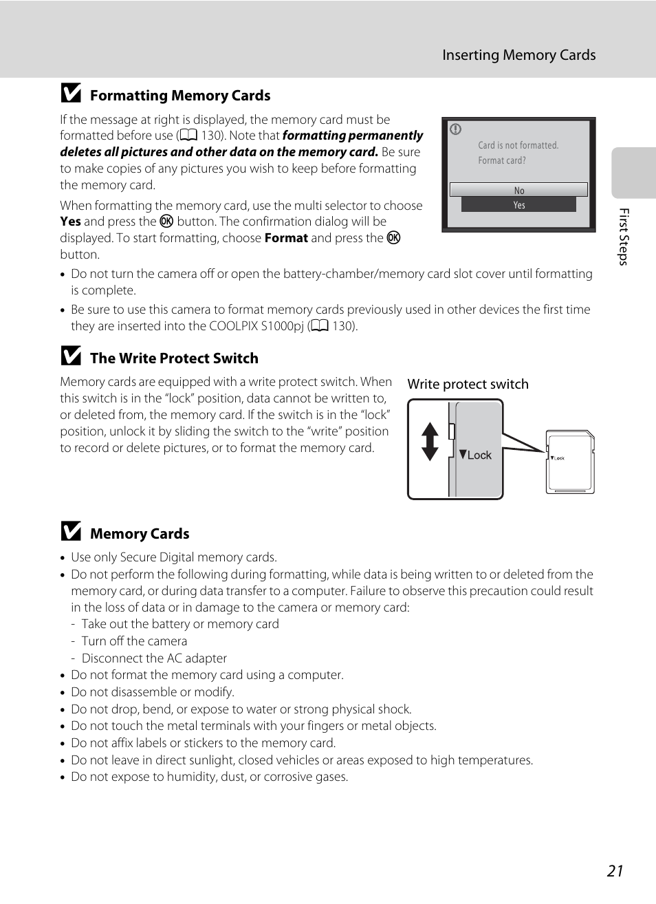 Nikon S1000pj User Manual | Page 33 / 184