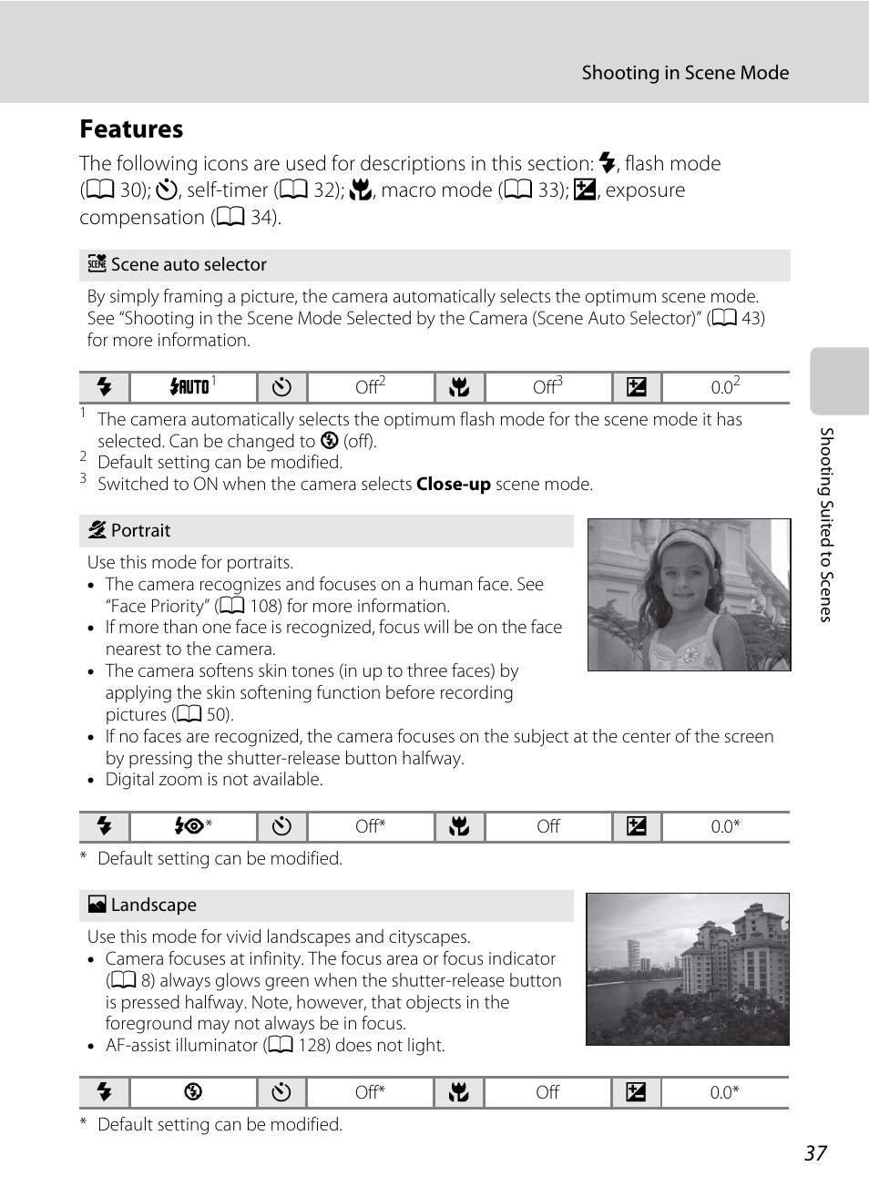 Features, A 37–42) | Nikon S1000pj User Manual | Page 49 / 184