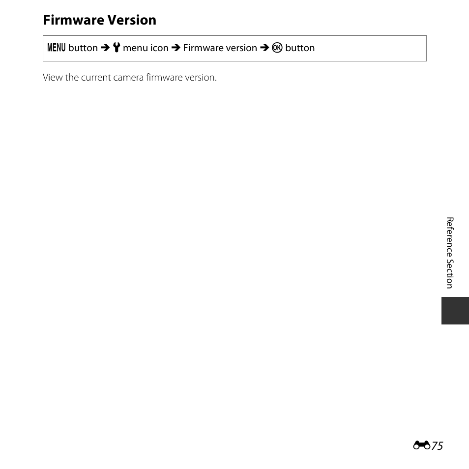 Firmware version | Nikon L30 User Manual | Page 127 / 160