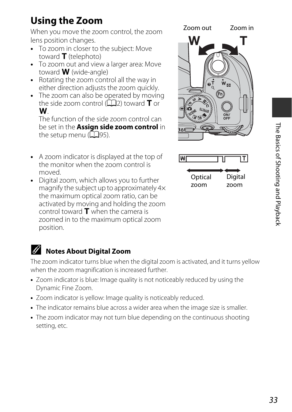 Using the zoom | Nikon P600 User Manual | Page 55 / 236