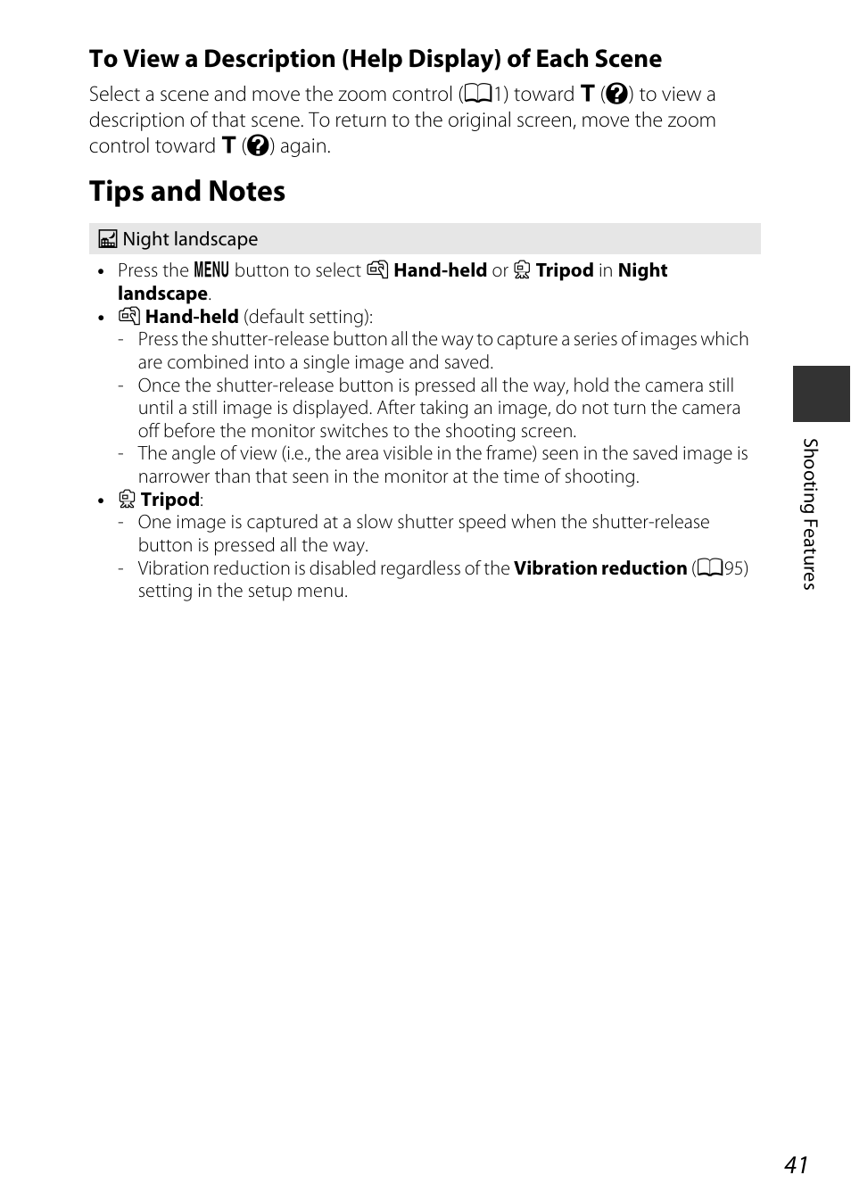 Tips and notes, E (a41) | Nikon P600 User Manual | Page 63 / 236