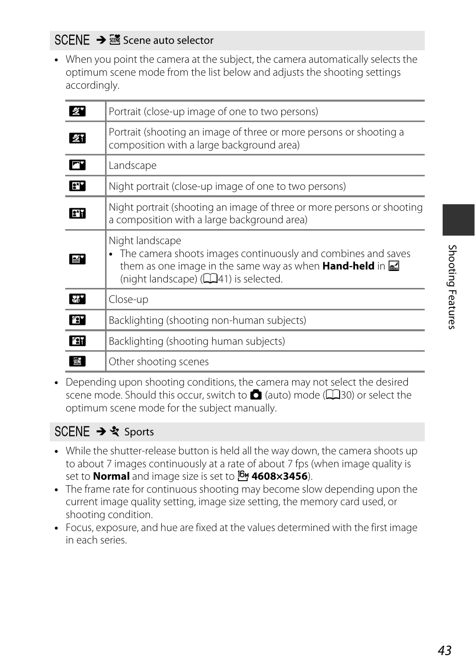 A43), Ts (a43) | Nikon P600 User Manual | Page 65 / 236