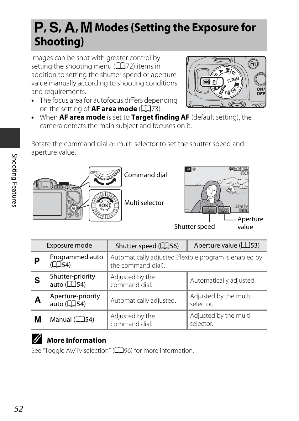 A52) | Nikon P600 User Manual | Page 74 / 236