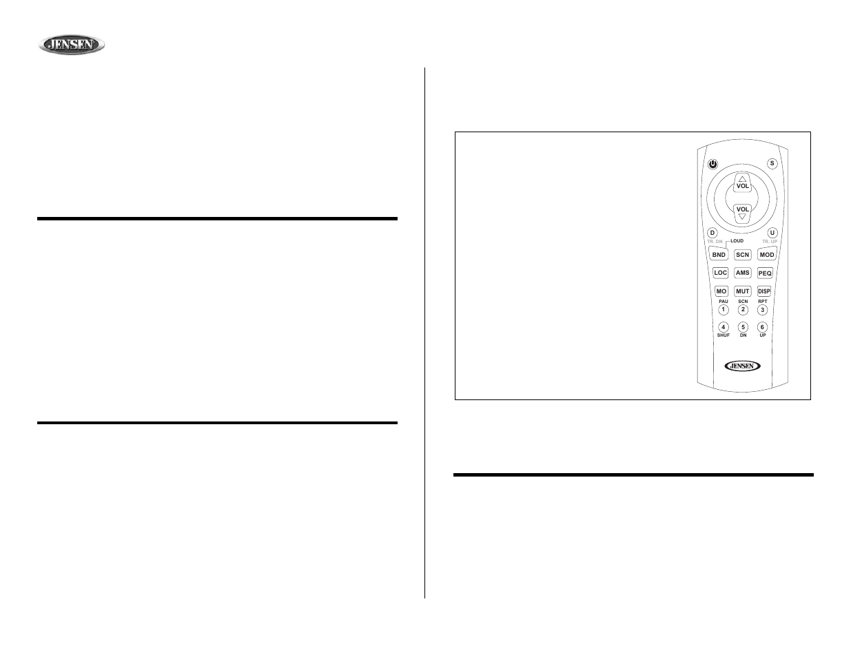 Cd2610 cd changer operation (continued), Operación del cambiador de cd (continuado), Opération de changeur de cd (continué) | Remote control, Control remoto, Prêt à être télécommandé | Audiovox CD2610 User Manual | Page 20 / 26