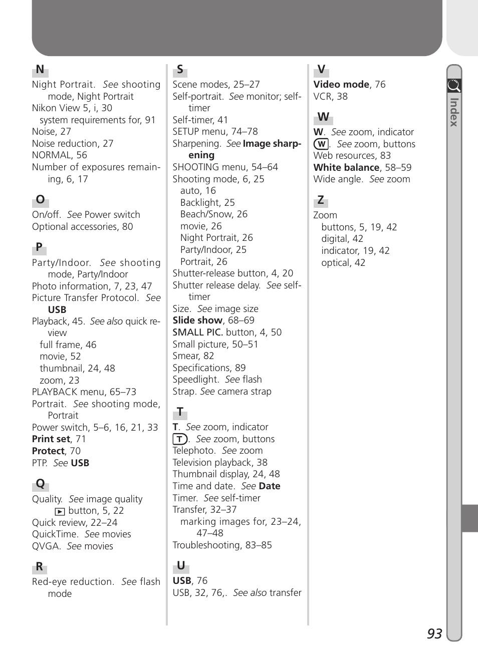 Quick | Nikon 2000 User Manual | Page 103 / 104