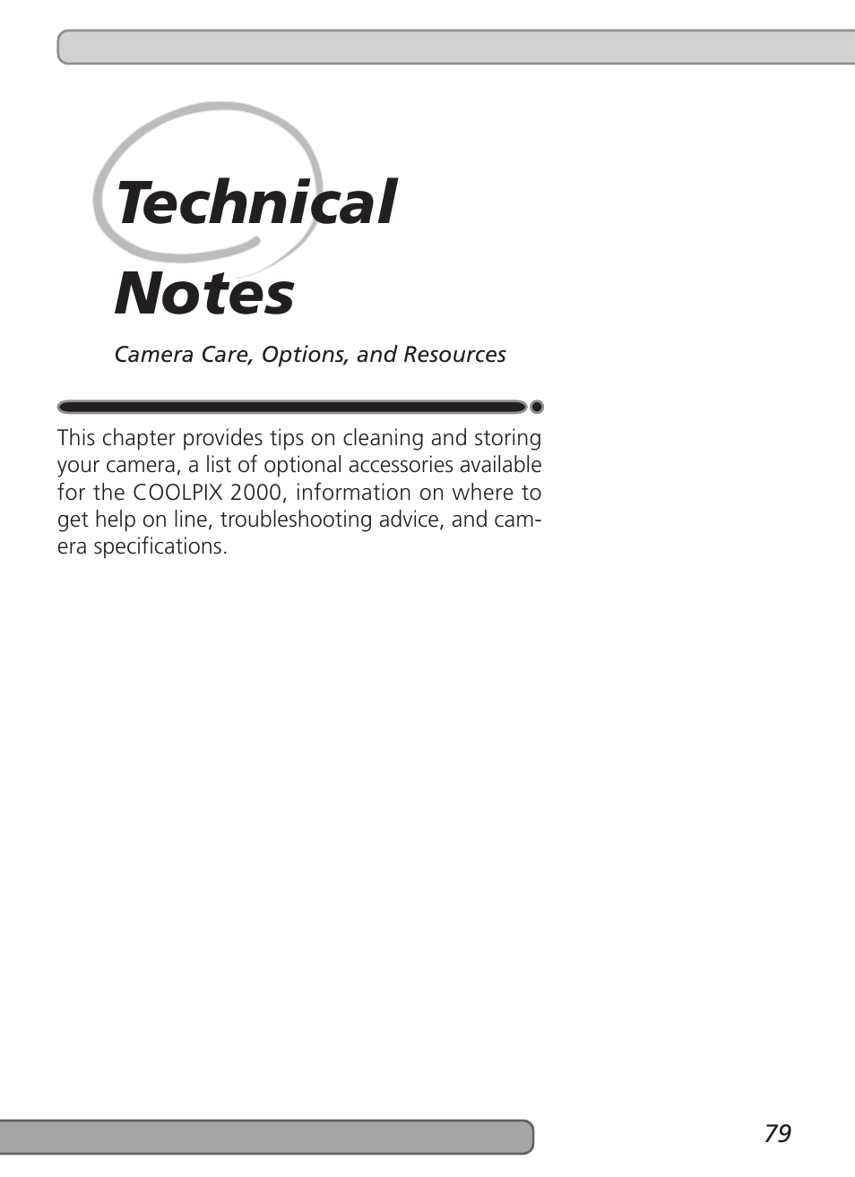 Technical notes | Nikon 2000 User Manual | Page 89 / 104