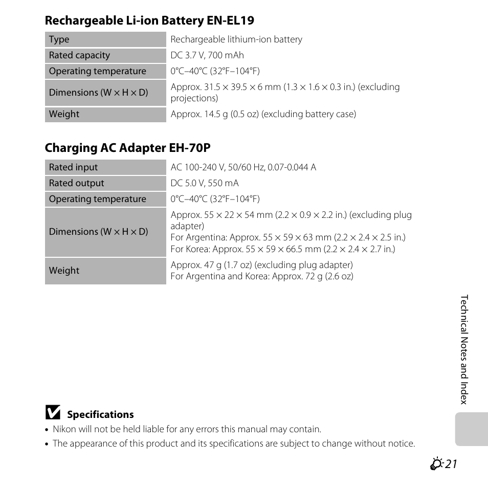 Nikon S5200 User Manual | Page 273 / 284