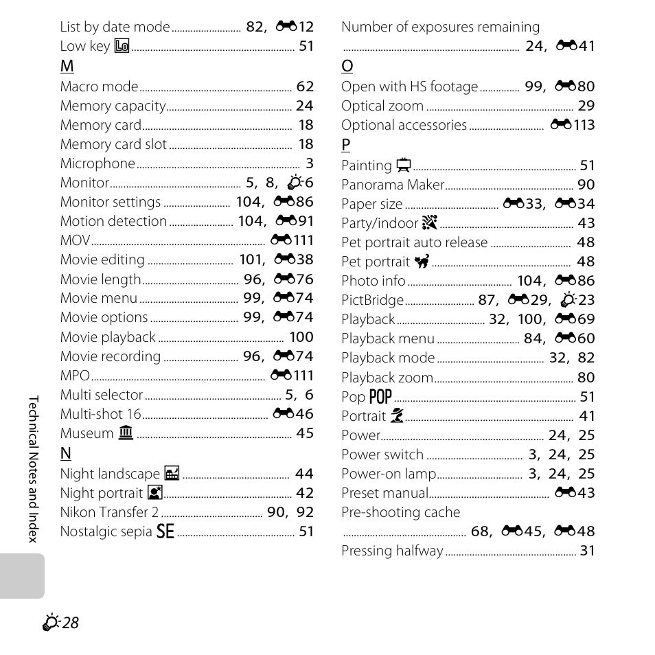 Nikon S5200 User Manual | Page 280 / 284