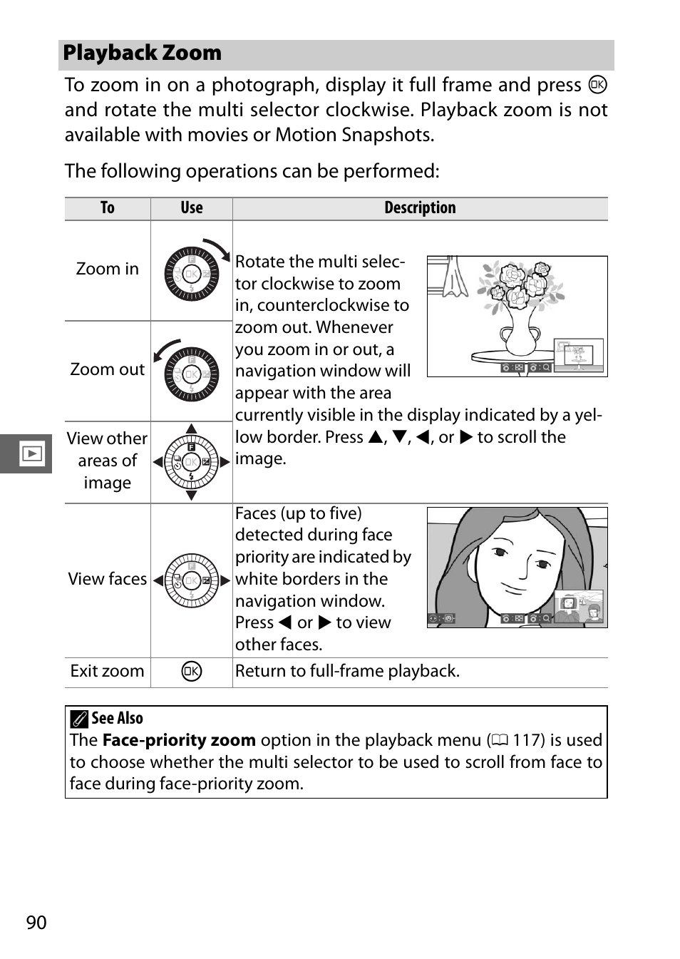 Playback zoom | Nikon S2 User Manual | Page 110 / 236